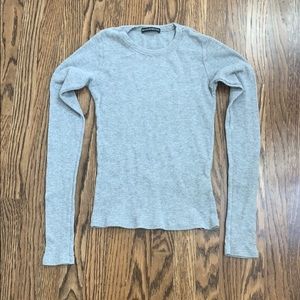 Grey Brandy Melville Long Sleeve